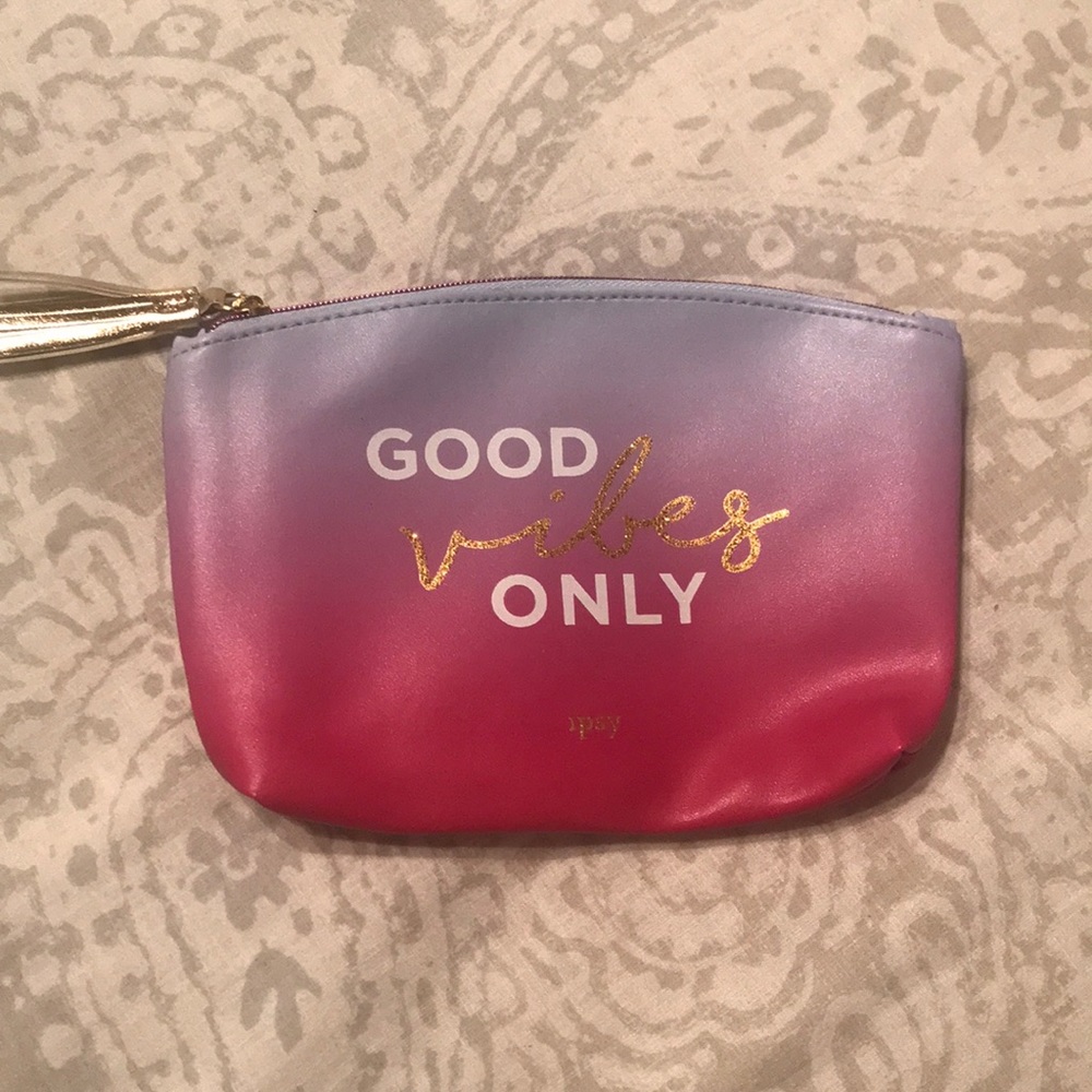 Ipsy good vibes only makeup bag